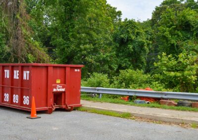 15 cubic yard dumpster